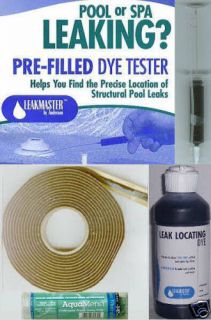 Leak Find Tester Repair Dye Kit Fix Swim Pool Anderson