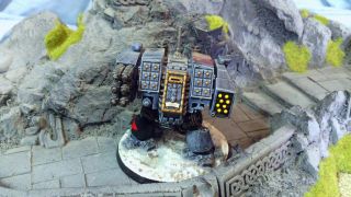Warhammer 40k Space Marines Space Wolves Dreadnought pro painted