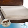 Comfort Dreams Ultra Soft Memory Foam Mattress Topper Brand New