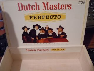 Vintage Dutch Masters Perfecto Cigar Box Presidents 2 27 Cents