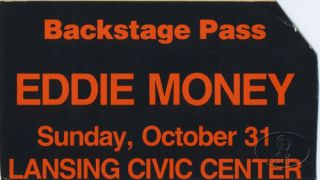 Eddie Money 1982 Wheres The Party Tour Backstage Pass