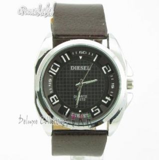 r217 steel classic punk bulldog rock brown watch