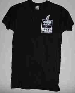 1982 Eddie Rabbitt Concert T Shirt on The Run Tour Backstage Pass