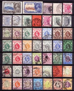  Queen Victoria King Edward VII George V Old Lot Used Stamps
