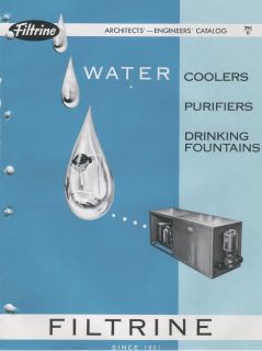  Filtrine Commercial Catalog Water Cooler Drinking Fountains Purifiers