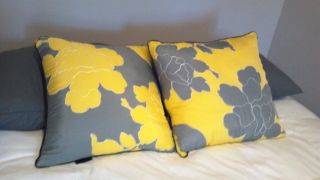Dwell Studio for Target Grey and Yellow Throw Pillows