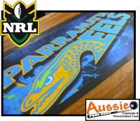 NRL Parramatta Eels Rubber Backed Bar Runner   Licensed Bar