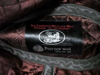 Vintage Edinburgh Woolen Mills Scottish Wool Tweed Fedora w/ Feather