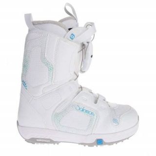Salomon Pearl White 2011 Womens Snowboard Boots 27 0
