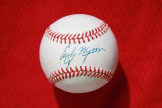 Early Wynn Autographed Rawlings Official A L Baseball Cleveland