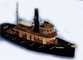 Taurus Tug Model Wood Model Kit Mamoli Railways HO New