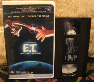 The Extra Terrestrial Video Clamshell VHS incl Steven Speilberg