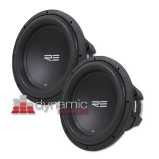 re Audio SEX12 D4 12 Dual 4 Ohm SE x Series Car Audio Subwoofers
