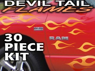 Flame Decal Kit RAM PT Cruiser HHR Hot Rat Rod Wrecker Available in 16