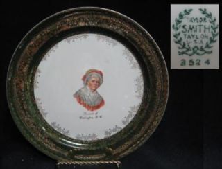 Taylor Smith Taylor USA Martha Washington DC Souvenir Plate