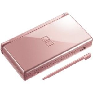 Mint Nintendo DS Lite Metallic Rose Handheld System