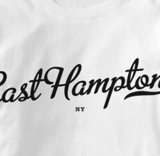 East Hampton New York NY Metro White Hometow T Shirt XL