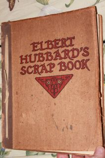 Antique Original Roycrafters Elbert Hubbard Scrapbook 1923 Arts Craft