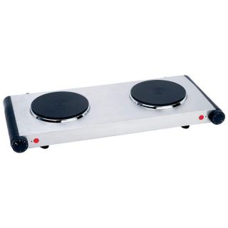 Electric Double Cast Iron Burner Hot Plate Two Burner Electric Cooker