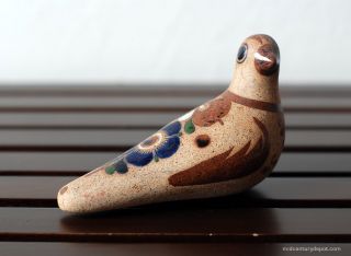 Vtg Mid Century Tonala Ceramic Pottery Stoneware Bird