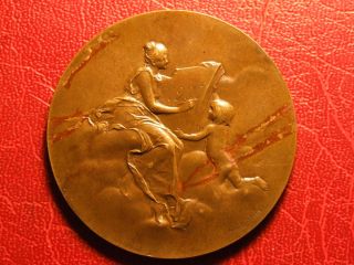  Nouveau Universal Exposition 1900 Paris Medal by Daniel Dupuis
