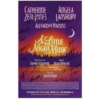 Bway Little Night Music Peters Stritch Cast Sign Poster
