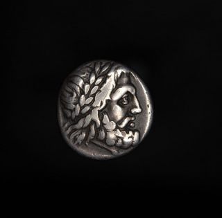  Hemidrachm Achean League Elis Zeus Thunderbolt Olympia Coin