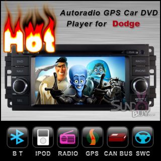 Dodge Journey Nitro Car DVD Player GPS Navigation Bluetooth Radio TV
