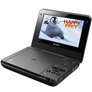 Sony DVP FX750 7” Portable DVD Player w Remote and Car Adapter Disc