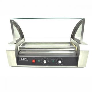 Commercial 1000W Hot Dog Roller Grill Cooker Machine CE