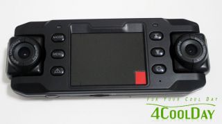 X8000 Car DVR HD Camera 140°DUAL Wide Angle Lens Dashcam GPS Logger G