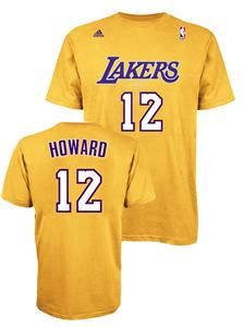 Adidas Los Angeles Lakers Dwight Howard Youth Gametime T Shirt All