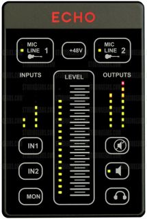 Echo 2 Personal Live Mixer USB Audio Recording Interface Mic Preamp