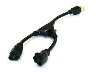Pack 16AWG Power Extension Cord Splitter Cable 14
