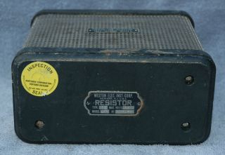 Vintage Weston Electrical Instrument Corp. Resistor Model 433 Type 22