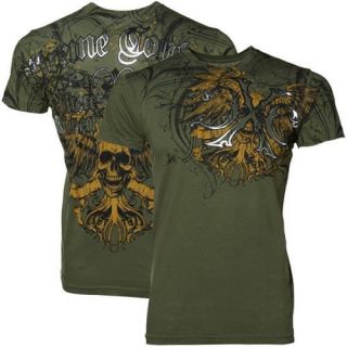 Xtreme Couture Electro Brand New Green MMA Fight T Shirt