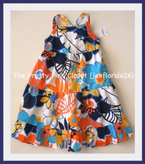 Gymboree Tropical Bloom Floral Print Dress