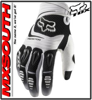 Fox 2012 Pawtector Gloves White Motocross ATV Adult XL