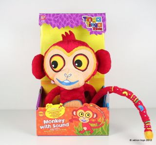 Tinga Tinga Tales Monkey 11 Electronic Plush Soft Toy New