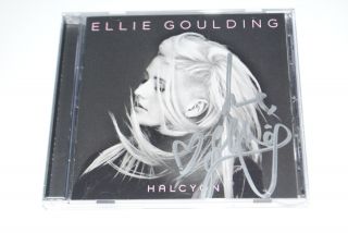ELLIE GOULDING Halcyon SIGNED Autographed CD New Anything Could Happen