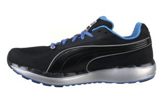Puma Mens Running Shoes Faas 500 Black Silver Blue Aster 185160 14