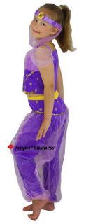 Girls Arabian Nights Genie Princess Jasmine Fancy Dress Costume Medium
