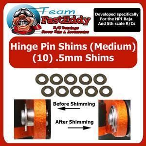 5mm Hinge Pin Shims by Fast Eddy for Baja 5b 5T