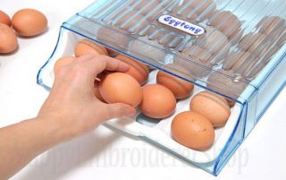 Egg Storage Container Tray Plastic Case Refrigerator