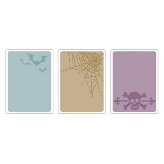  Spooky Things Set Texture Fades Trades Embossing Folders 657464