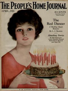 1923 Peoples Home Journal Cover Earl Christy Birthday