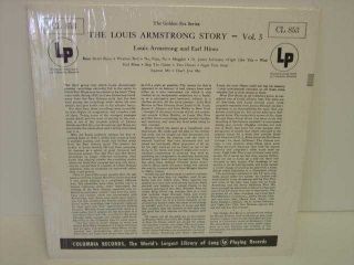 Louis Armstrong Earl Hines Vol 3 LP CL 853 Shrinkwrap