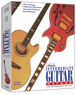 eMedia Intermediate Guitar Method Instructional CD ROM