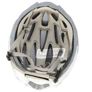 047 Bike bicycle cycle Helmet 24 Hole With Insect Nets White Red