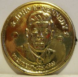 President Plastic Tokens Coins JFK Kennedy FDR Roosevelt Presidential